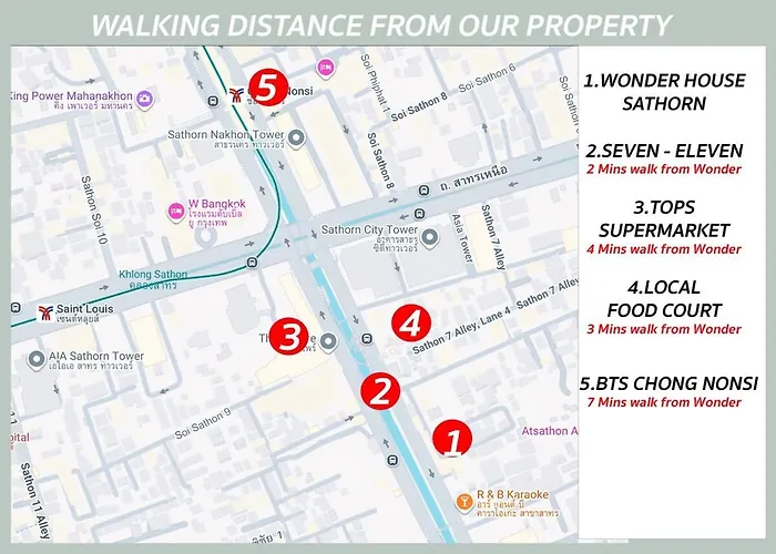 2 Bedrooms For 4 Guests With Terrace In The Heart Of Sathorn